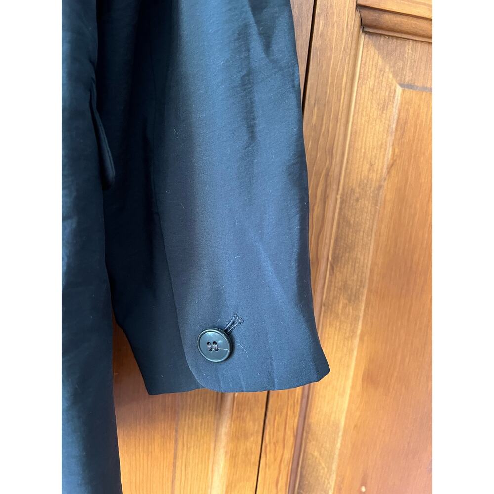 NWT Madewell Women's The Relaxed Blazer Softdrape Modal True Black Size S - Picture 13 of 13